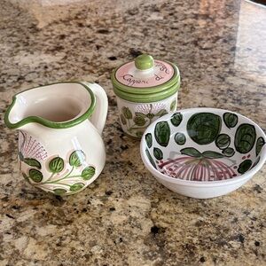Floral Ceramic Kitchen Set
